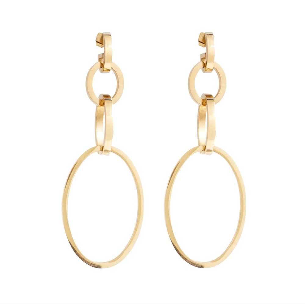 Gold Vita Fede ‘Cassio’ Earrings/ Modular for 7 Style Options